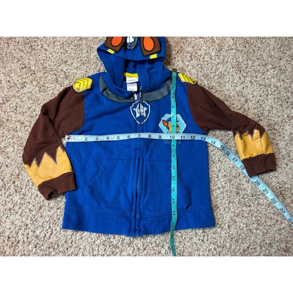 PAW PATROL CHASE Boys Hoodie/Sweatshirt, size 4T; Blue, Halloween Dress up - Picture 5 of 11